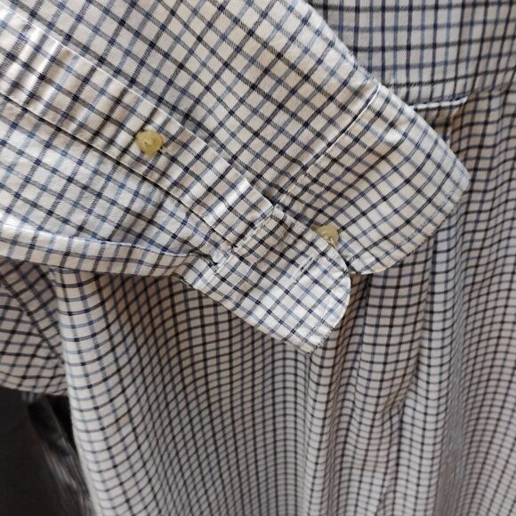 Chaps Men's XL Button Down Long Sleeve Classic Oxford Stretch Casual Shirt - Picture 6 of 7